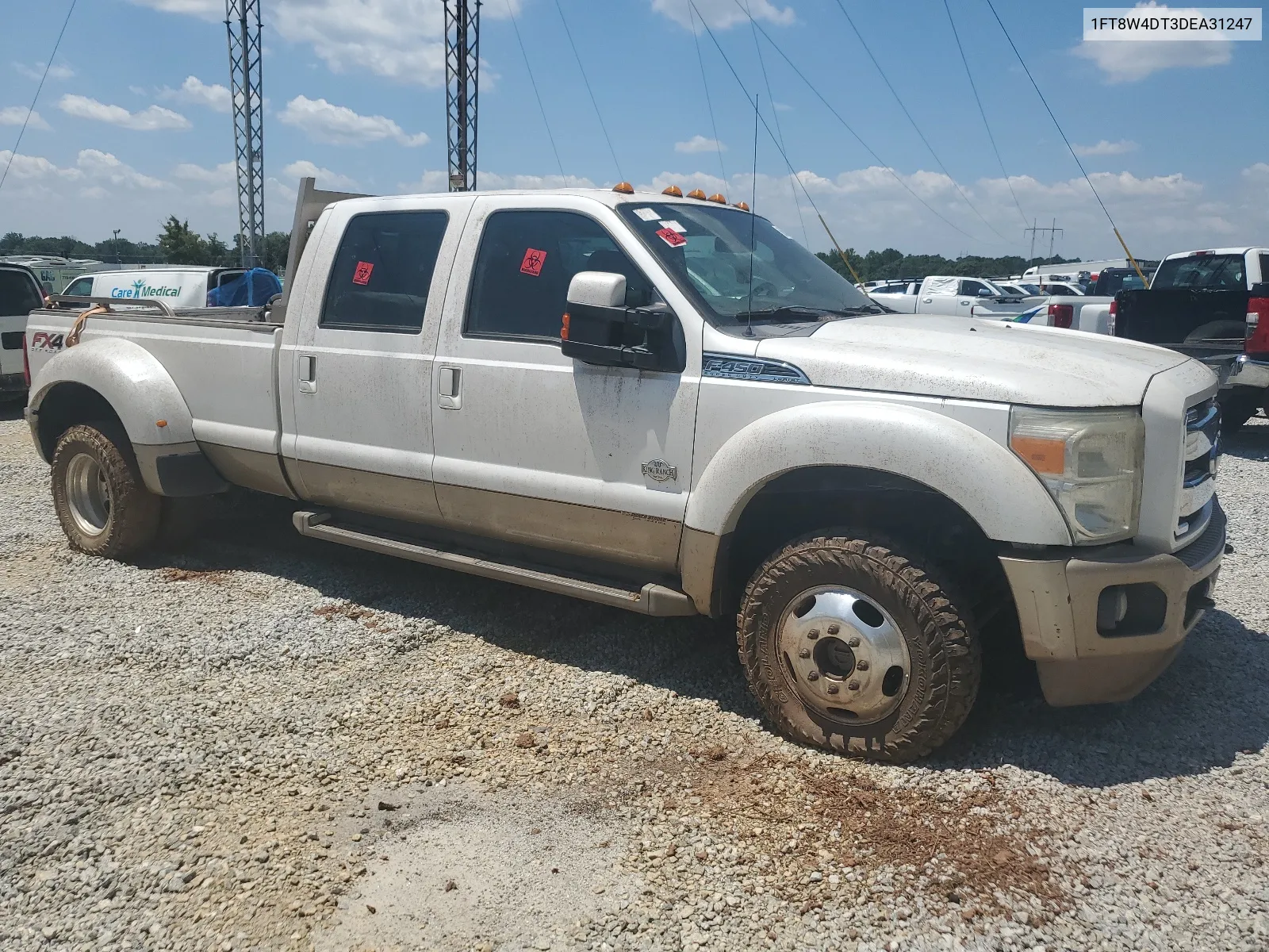 2013 Ford F450 Super Duty VIN: 1FT8W4DT3DEA31247 Lot: 66320444