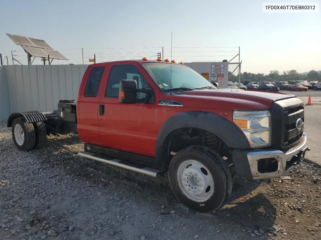 2013 Ford F450 Super Duty VIN: 1FD0X4GT7DEB80312 Lot: 69102174