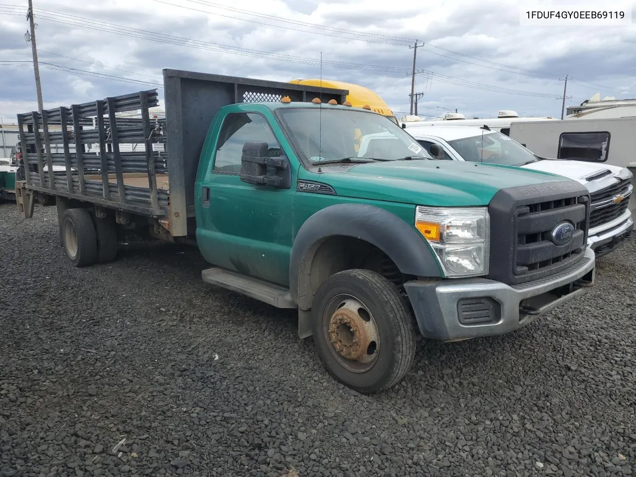 2014 Ford F450 Super Duty VIN: 1FDUF4GY0EEB69119 Lot: 71322944