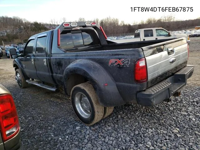 1FT8W4DT6FEB67875 2015 Ford F450 Super Duty