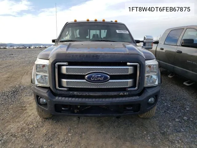 2015 Ford F450 Super Duty VIN: 1FT8W4DT6FEB67875 Lot: 60028794