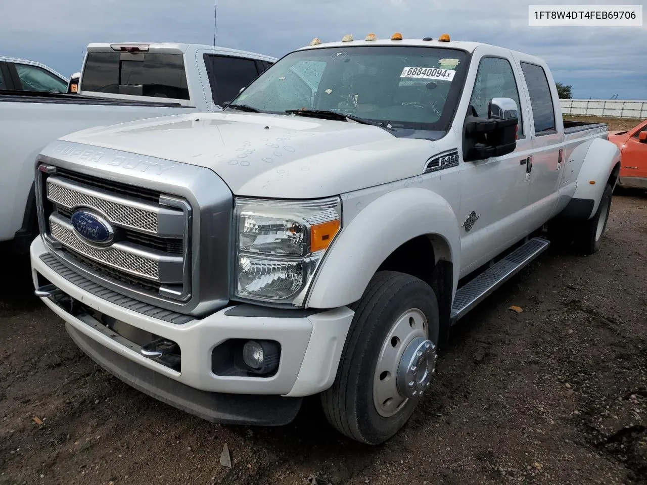 2015 Ford F450 Super Duty VIN: 1FT8W4DT4FEB69706 Lot: 68840094