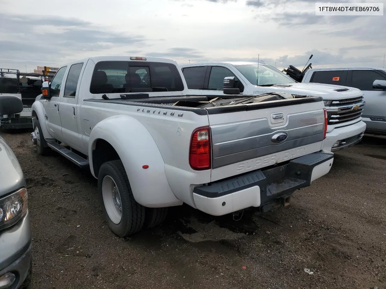 2015 Ford F450 Super Duty VIN: 1FT8W4DT4FEB69706 Lot: 68840094