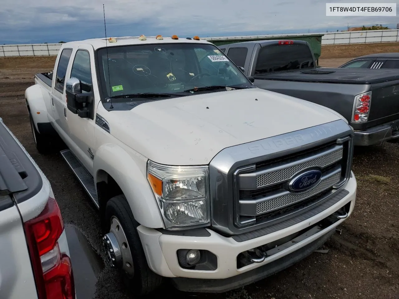 2015 Ford F450 Super Duty VIN: 1FT8W4DT4FEB69706 Lot: 68840094