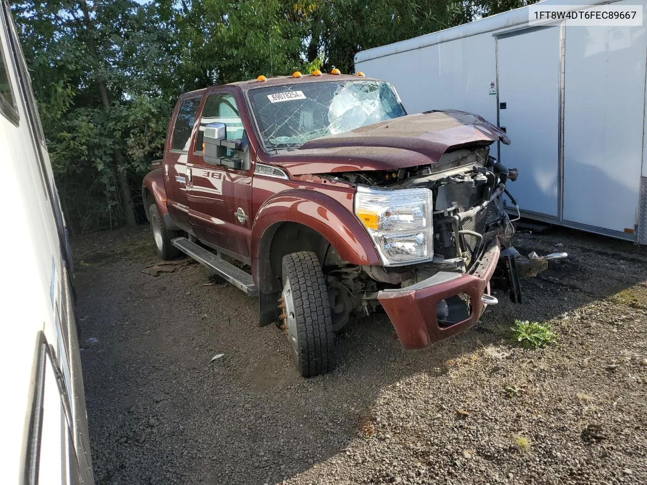 1FT8W4DT6FEC89667 2015 Ford F450 Super Duty