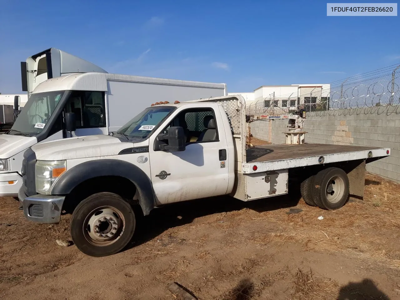 2015 Ford F450 Super Duty VIN: 1FDUF4GT2FEB26620 Lot: 74402524