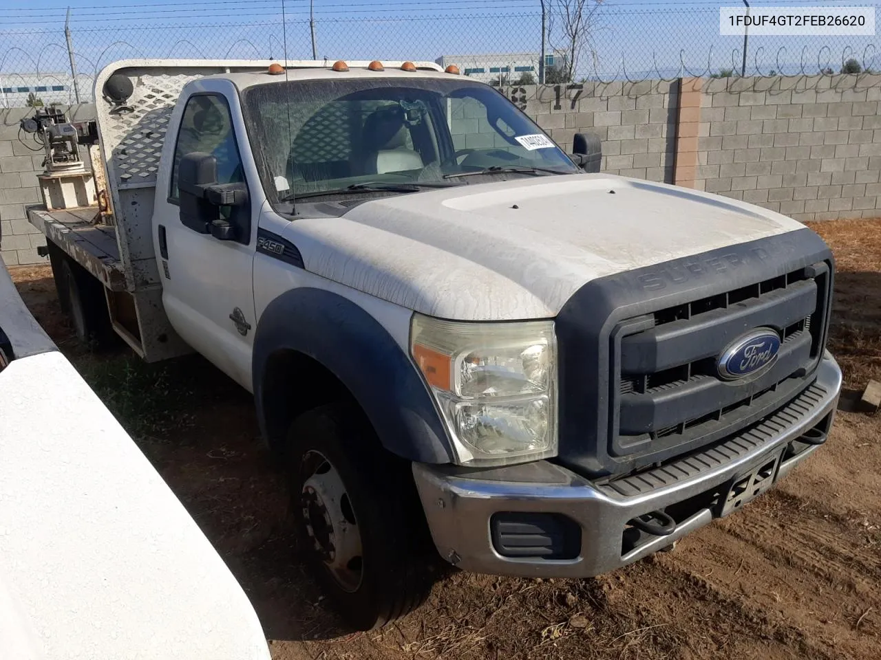 2015 Ford F450 Super Duty VIN: 1FDUF4GT2FEB26620 Lot: 74402524