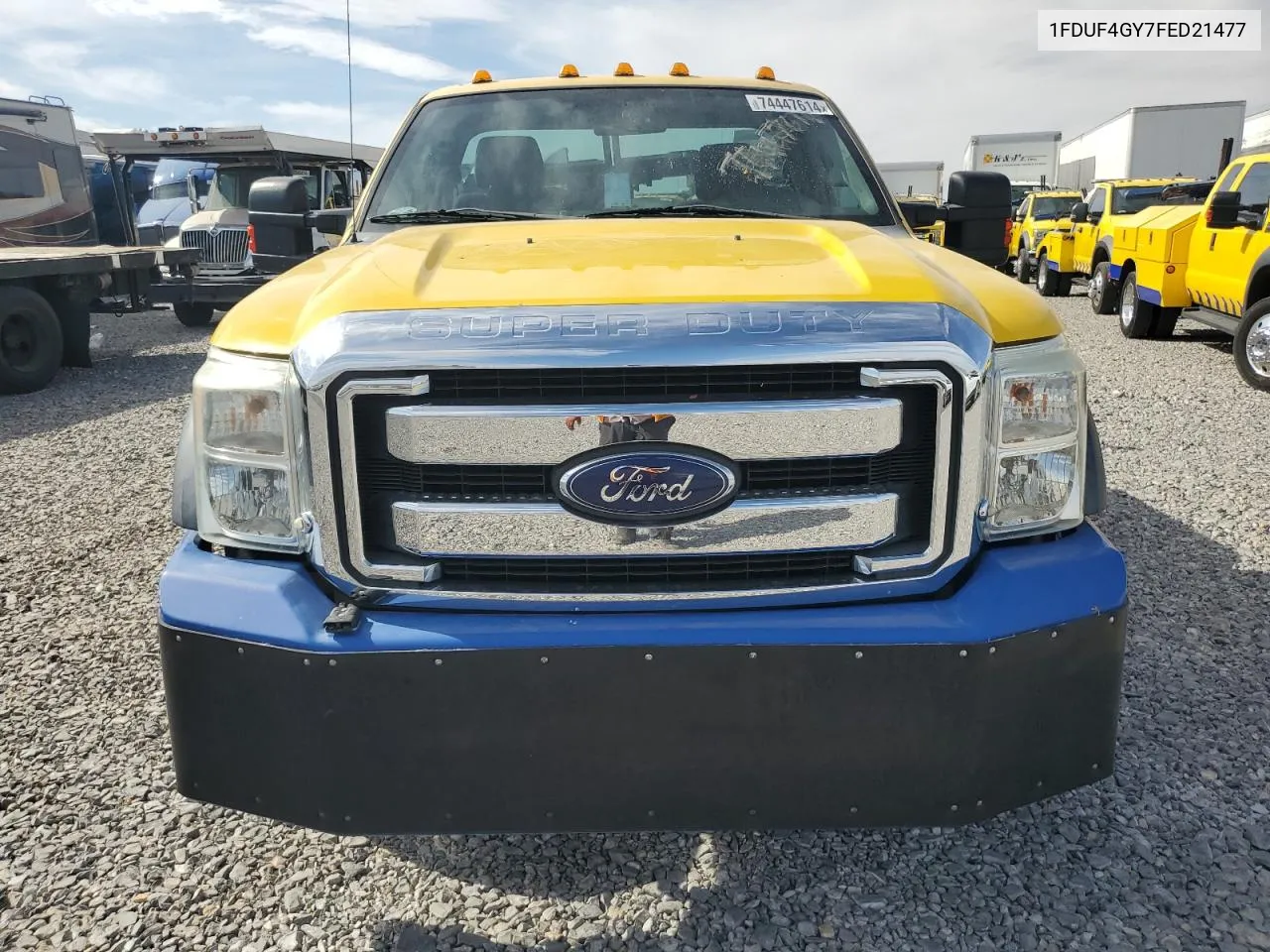 2015 Ford F450 Super Duty VIN: 1FDUF4GY7FED21477 Lot: 74447614