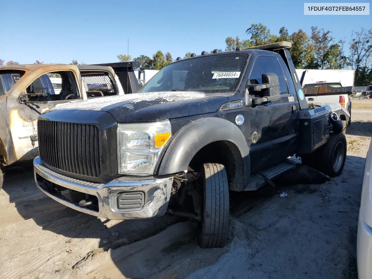 2015 Ford F450 Super Duty VIN: 1FDUF4GT2FEB64557 Lot: 76846654