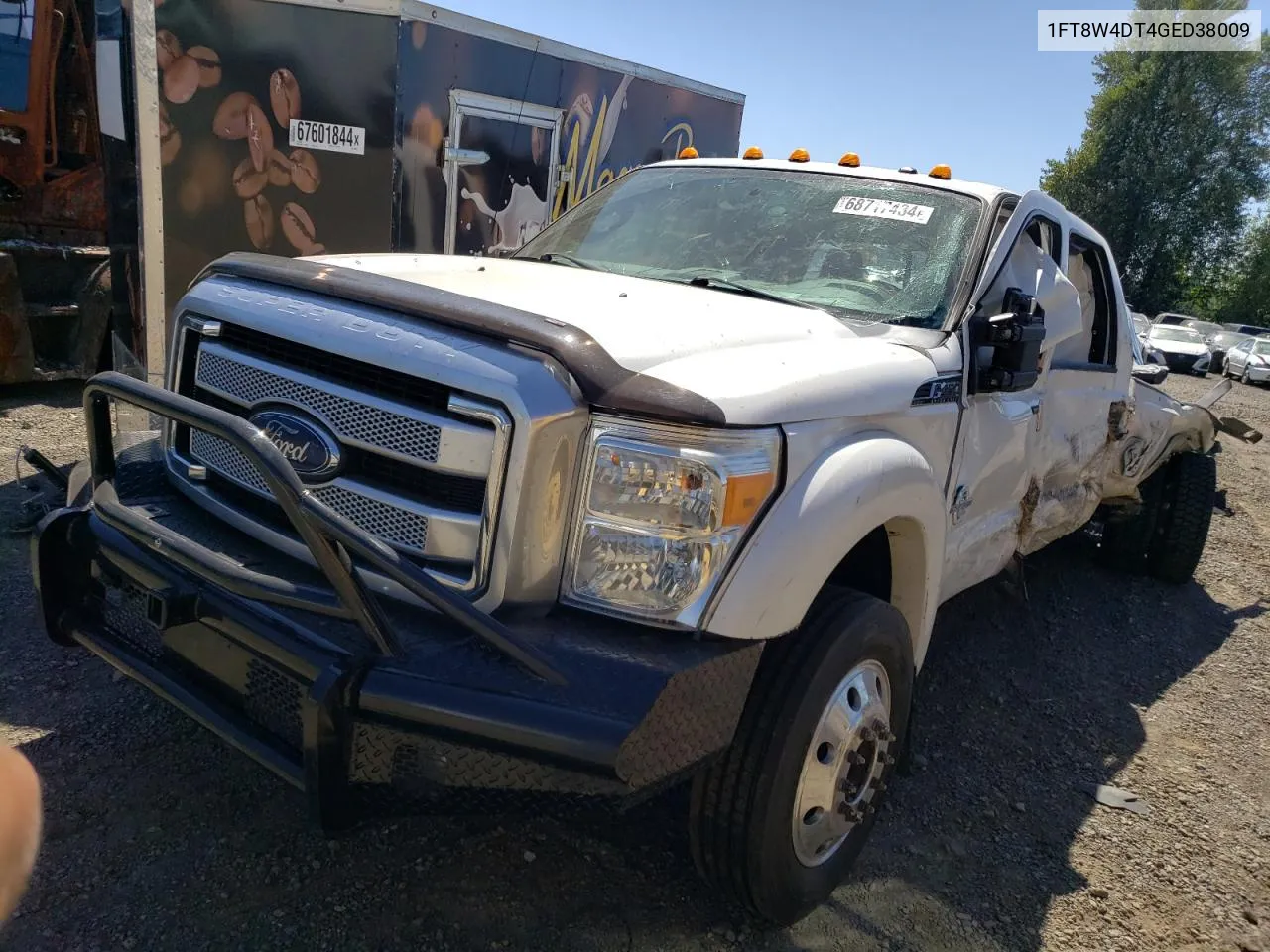 1FT8W4DT4GED38009 2016 Ford F450 Super Duty