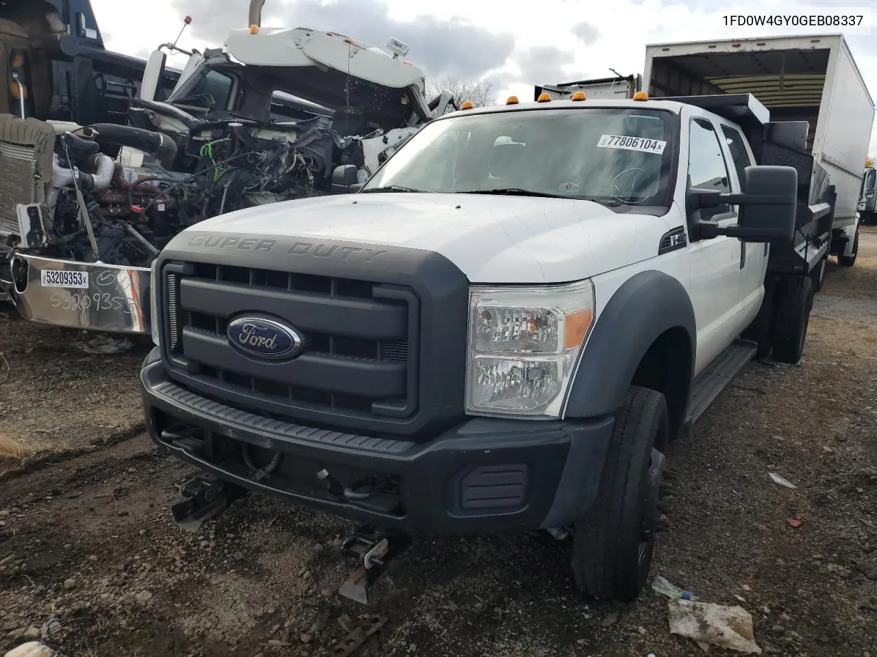 2016 Ford F450 Super Duty VIN: 1FD0W4GY0GEB08337 Lot: 77806104