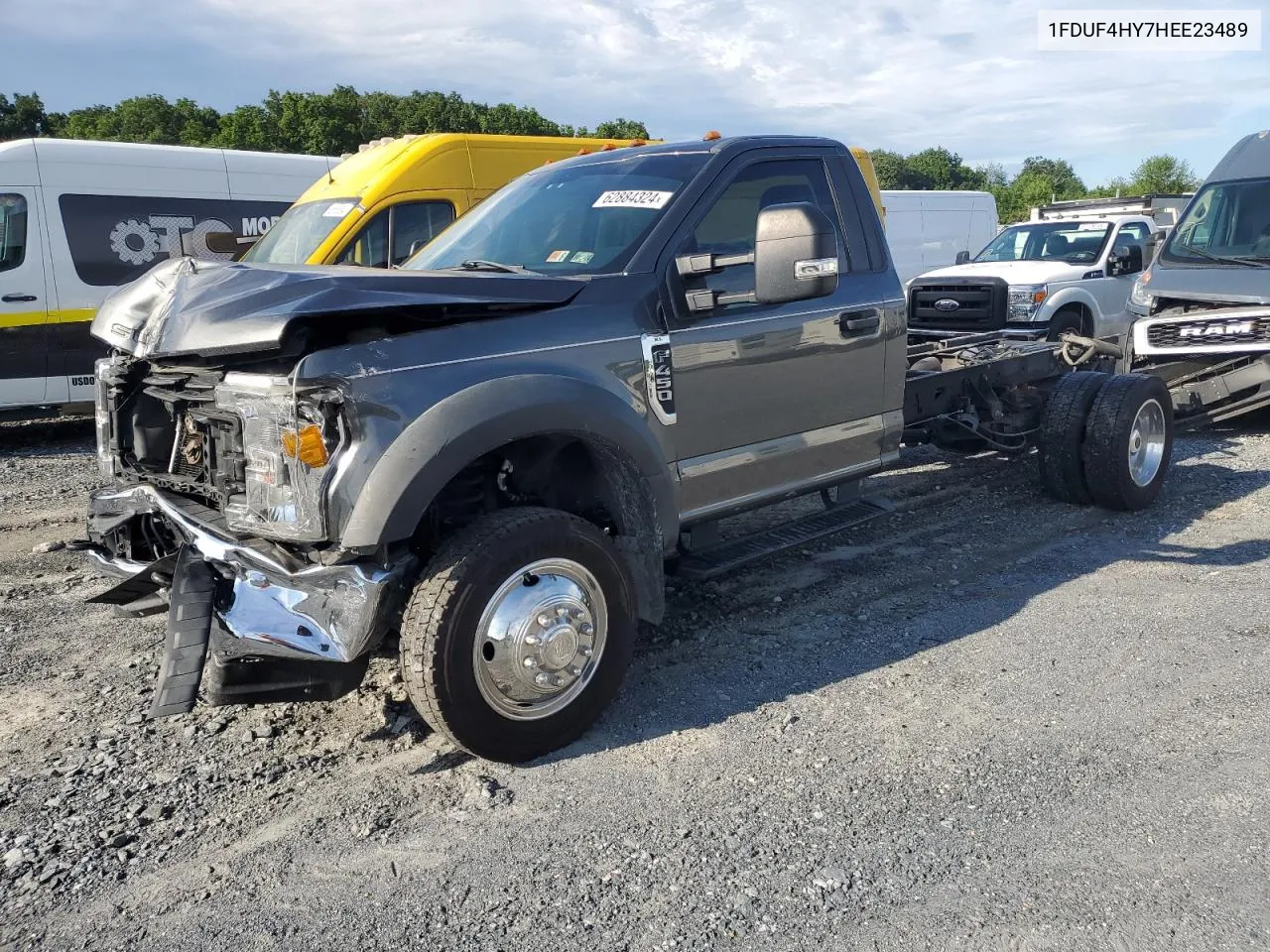 2017 Ford F450 Super Duty VIN: 1FDUF4HY7HEE23489 Lot: 62884324