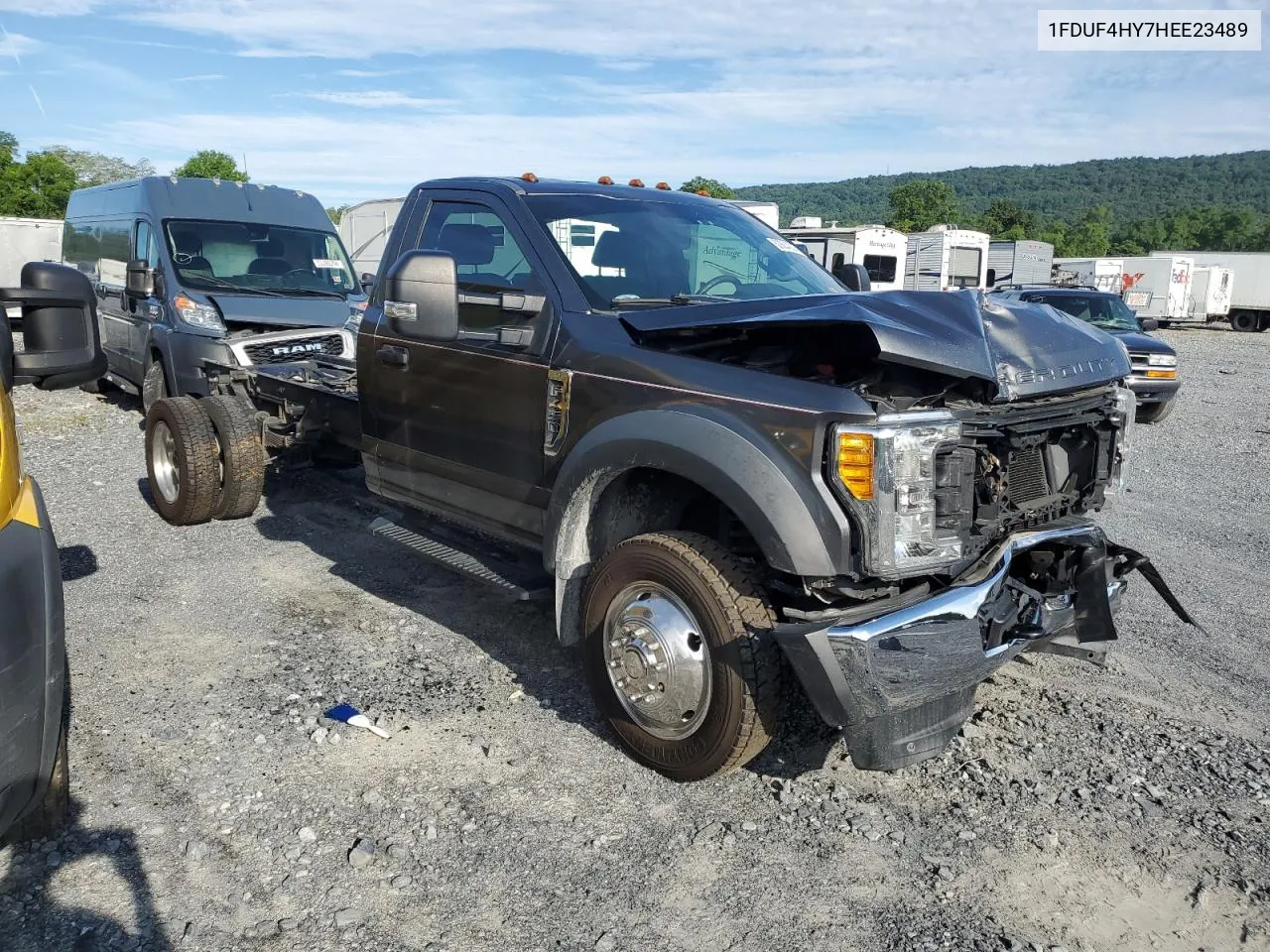 2017 Ford F450 Super Duty VIN: 1FDUF4HY7HEE23489 Lot: 62884324