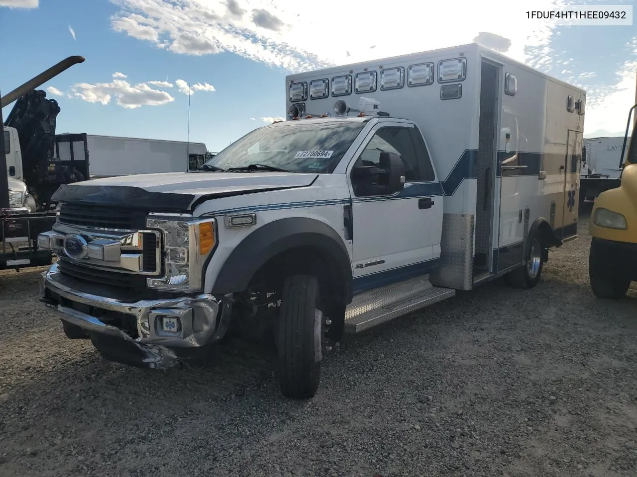 2017 Ford F450 Super Duty VIN: 1FDUF4HT1HEE09432 Lot: 72700694