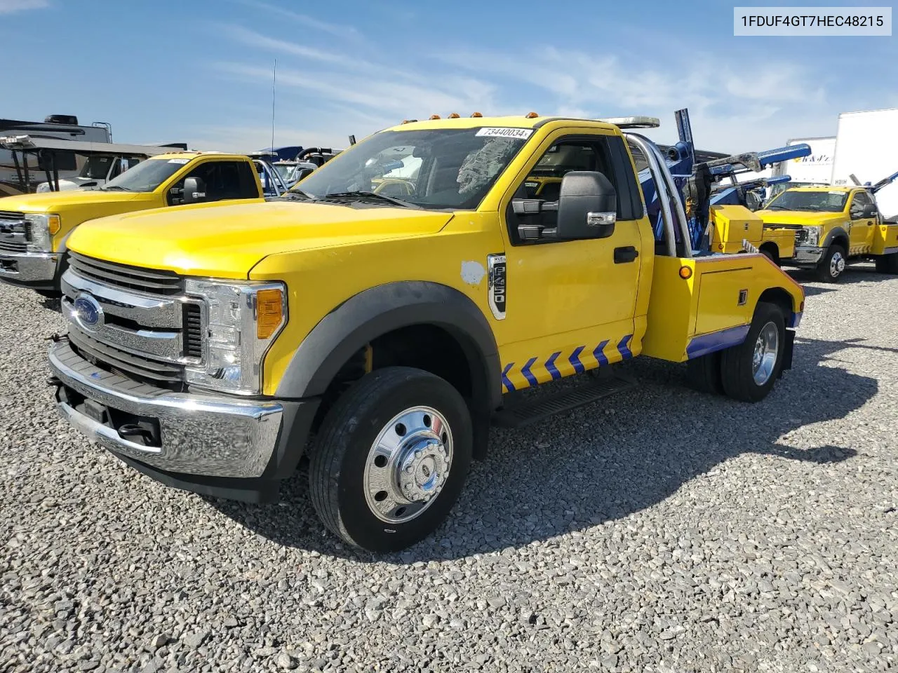 2017 Ford F450 Super Duty VIN: 1FDUF4GT7HEC48215 Lot: 73440034