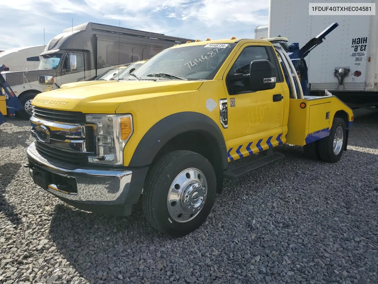 2017 Ford F450 Super Duty VIN: 1FDUF4GTXHEC04581 Lot: 74448734