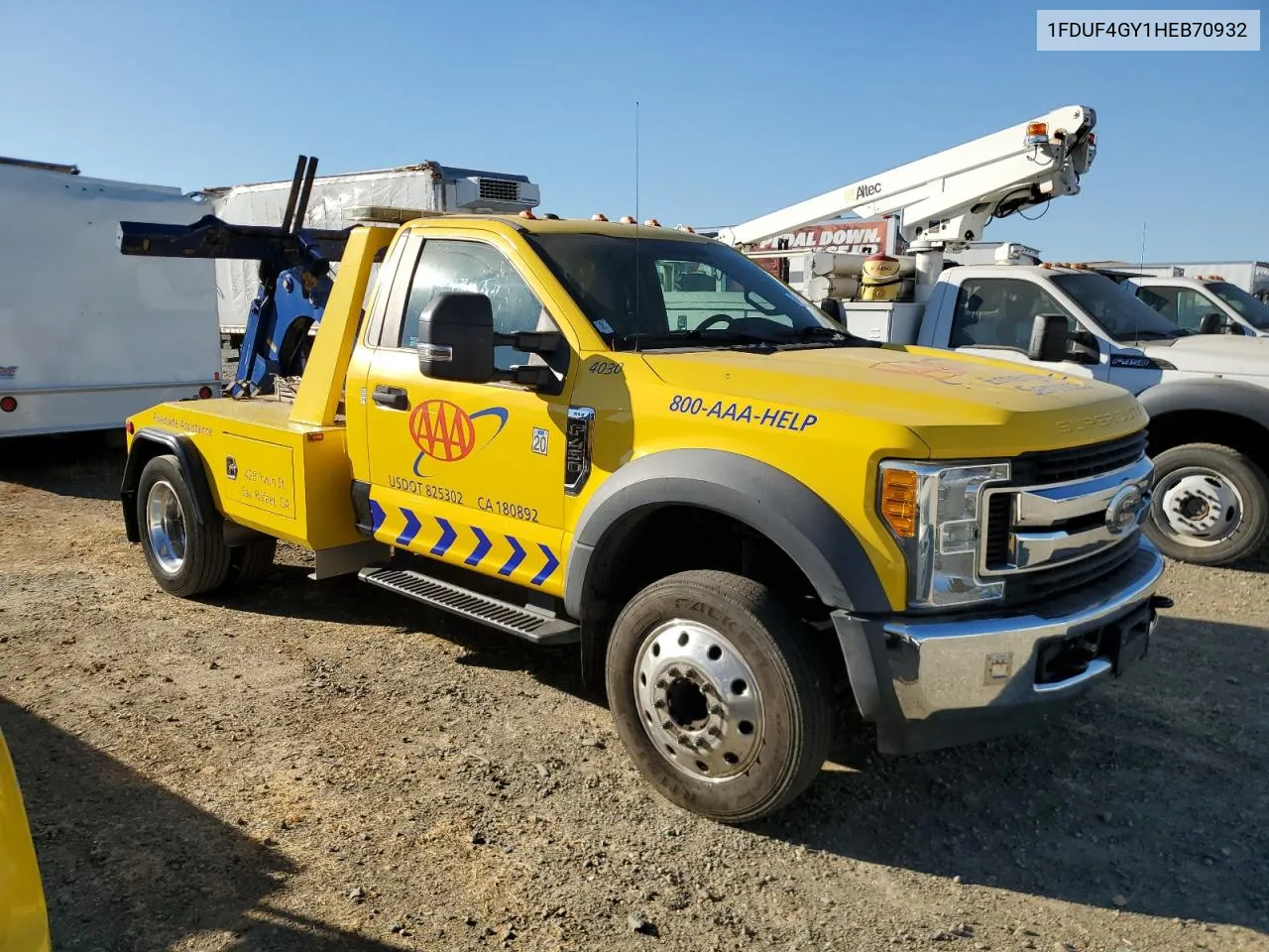 2017 Ford F450 Super Duty VIN: 1FDUF4GY1HEB70932 Lot: 74450894