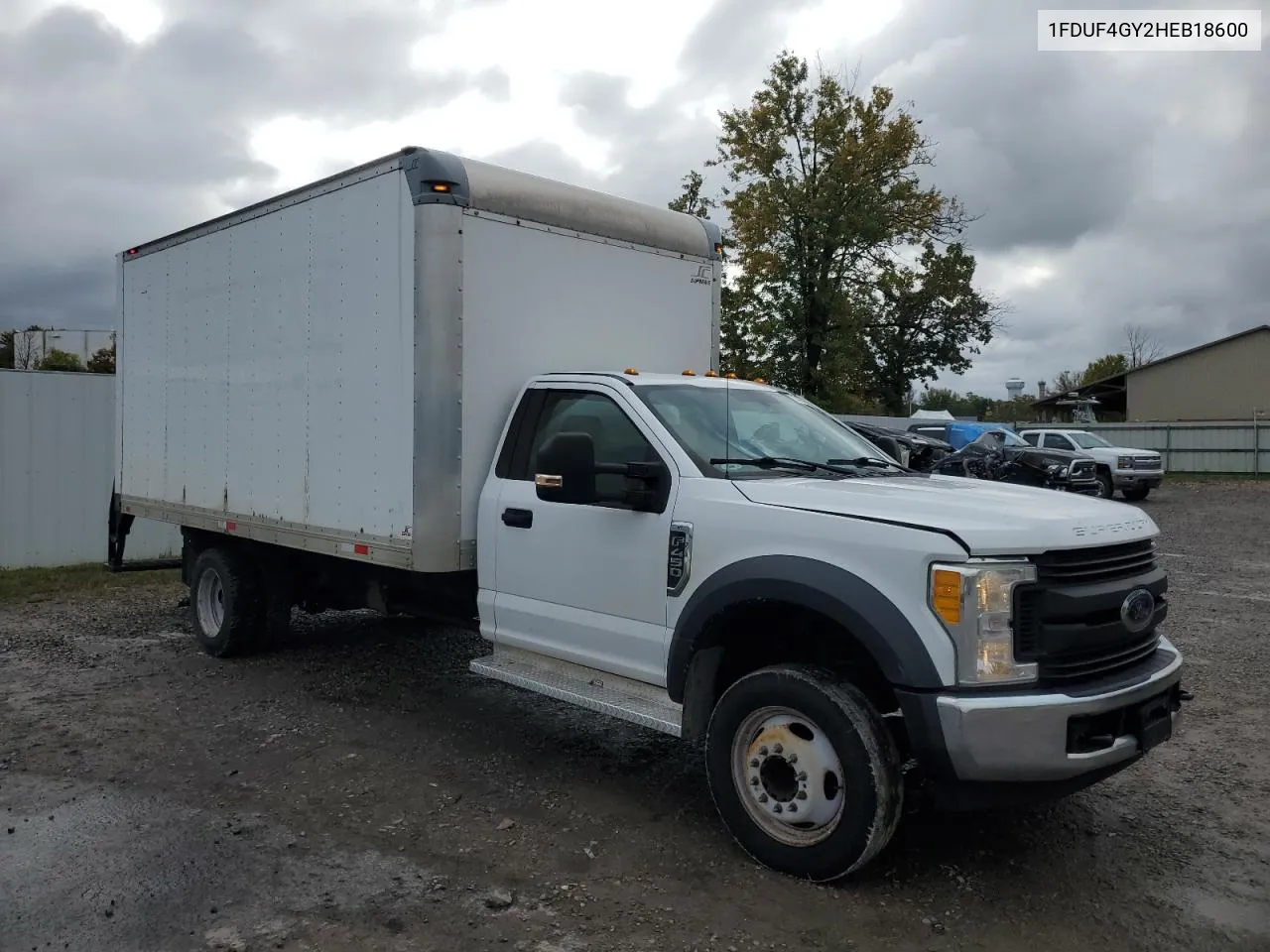 2017 Ford F450 Super Duty VIN: 1FDUF4GY2HEB18600 Lot: 74742004