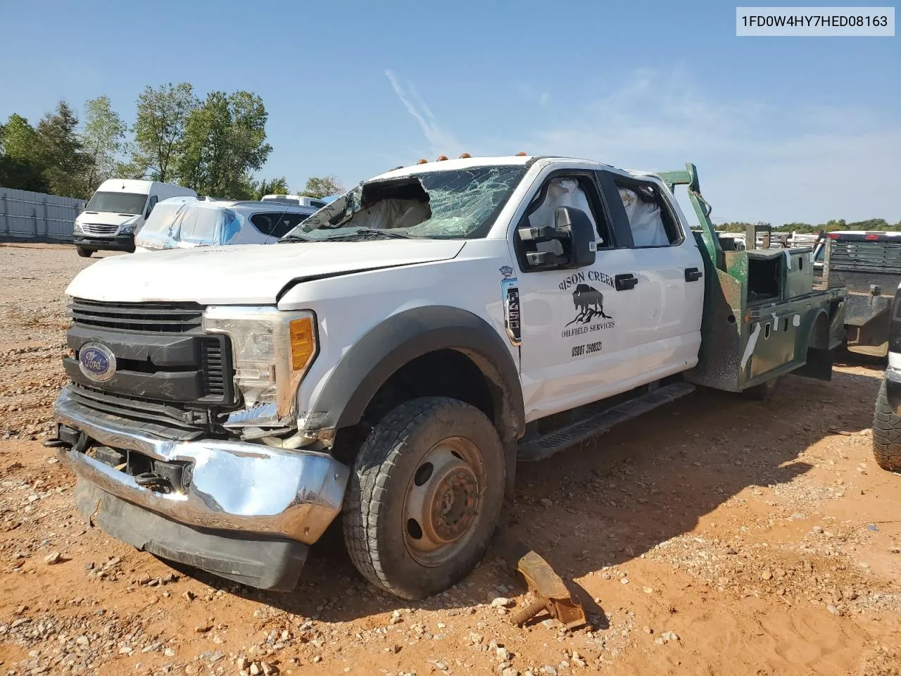 2017 Ford F450 Super Duty VIN: 1FD0W4HY7HED08163 Lot: 76792214