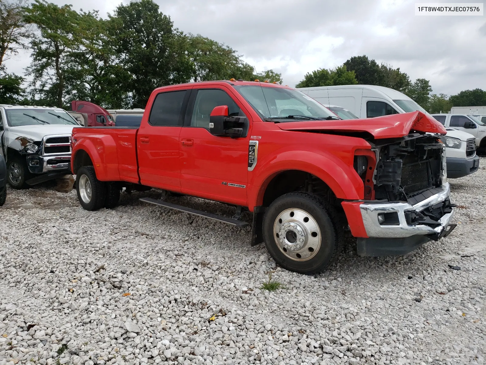 2018 Ford F450 Super Duty VIN: 1FT8W4DTXJEC07576 Lot: 66168894