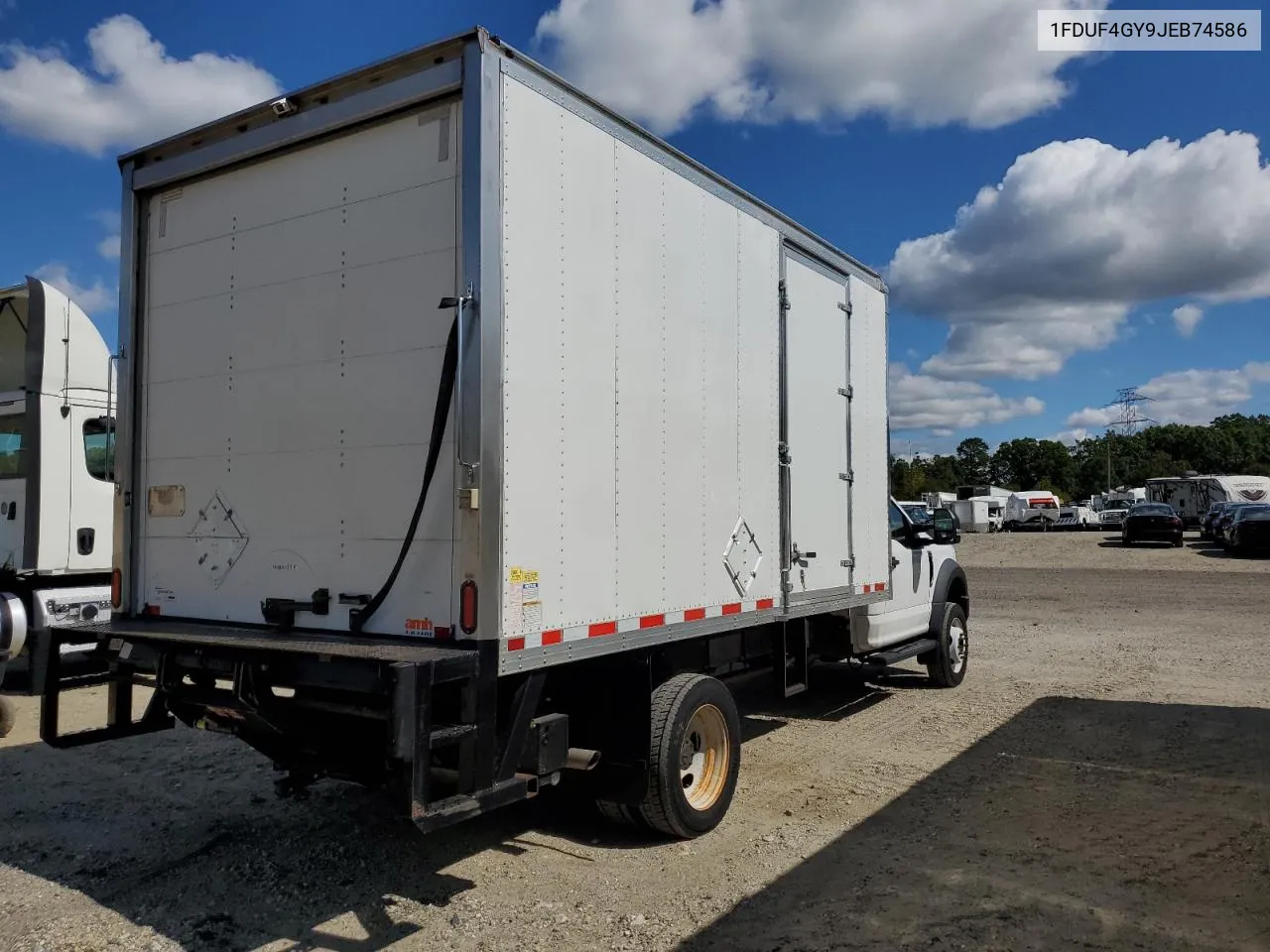 2018 Ford F450 Super Duty VIN: 1FDUF4GY9JEB74586 Lot: 71931434