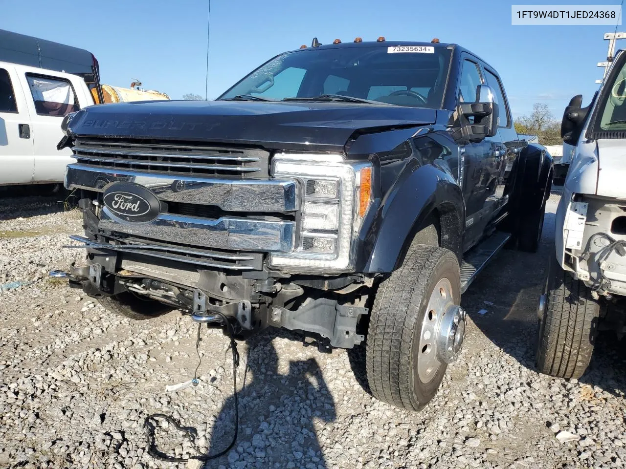 2018 Ford F450 Super Duty VIN: 1FT9W4DT1JED24368 Lot: 73235634