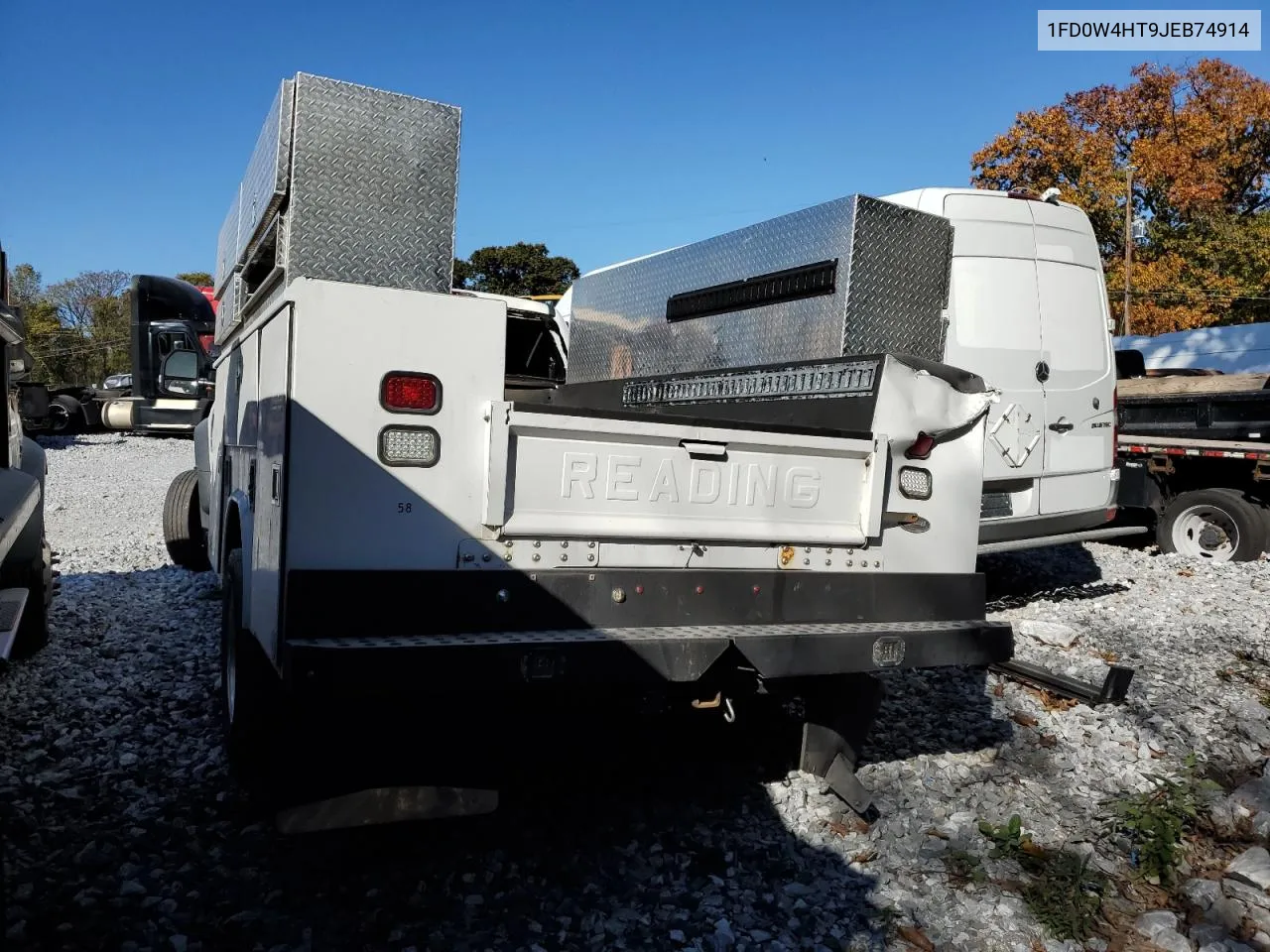 2018 Ford F450 Super Duty VIN: 1FD0W4HT9JEB74914 Lot: 74983414