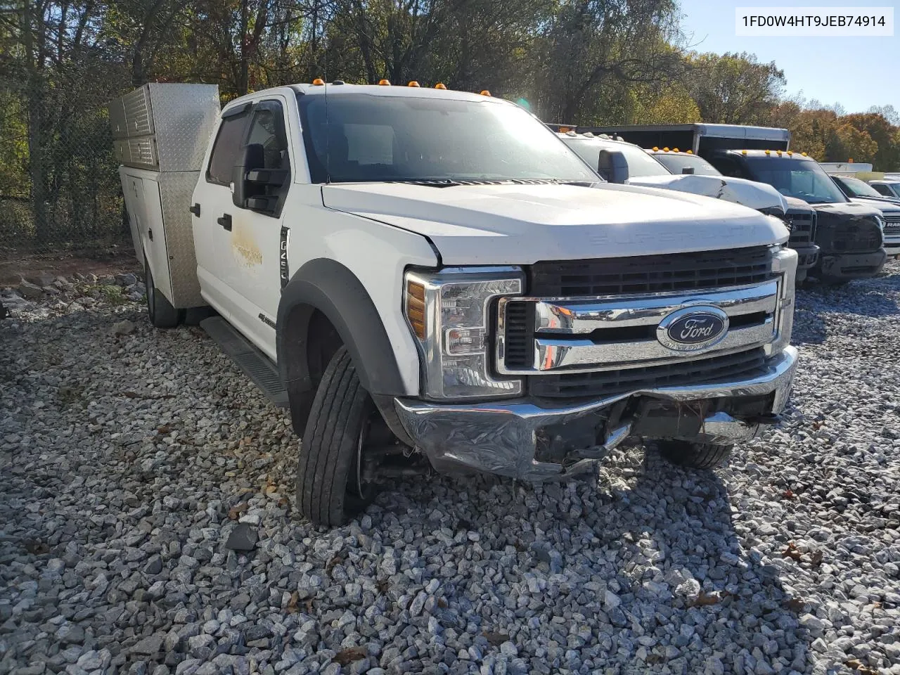 2018 Ford F450 Super Duty VIN: 1FD0W4HT9JEB74914 Lot: 74983414