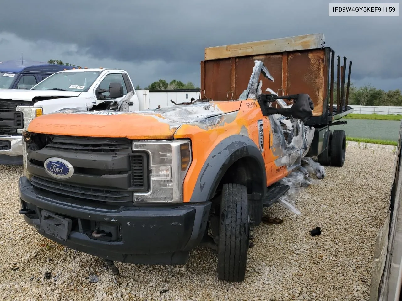 2019 Ford F450 Super Duty VIN: 1FD9W4GY5KEF91159 Lot: 59652854