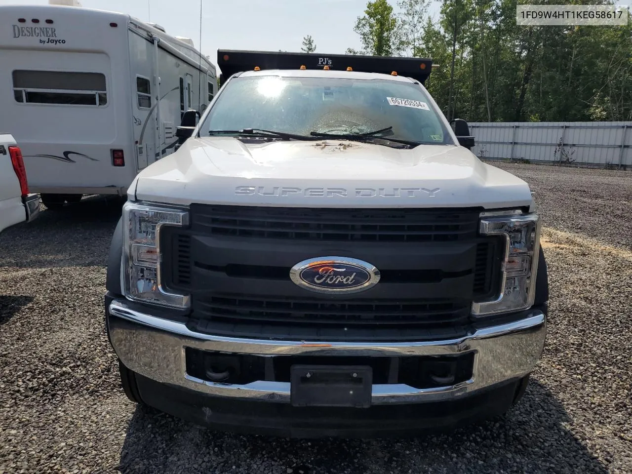 2019 Ford F450 Super Duty VIN: 1FD9W4HT1KEG58617 Lot: 66720534