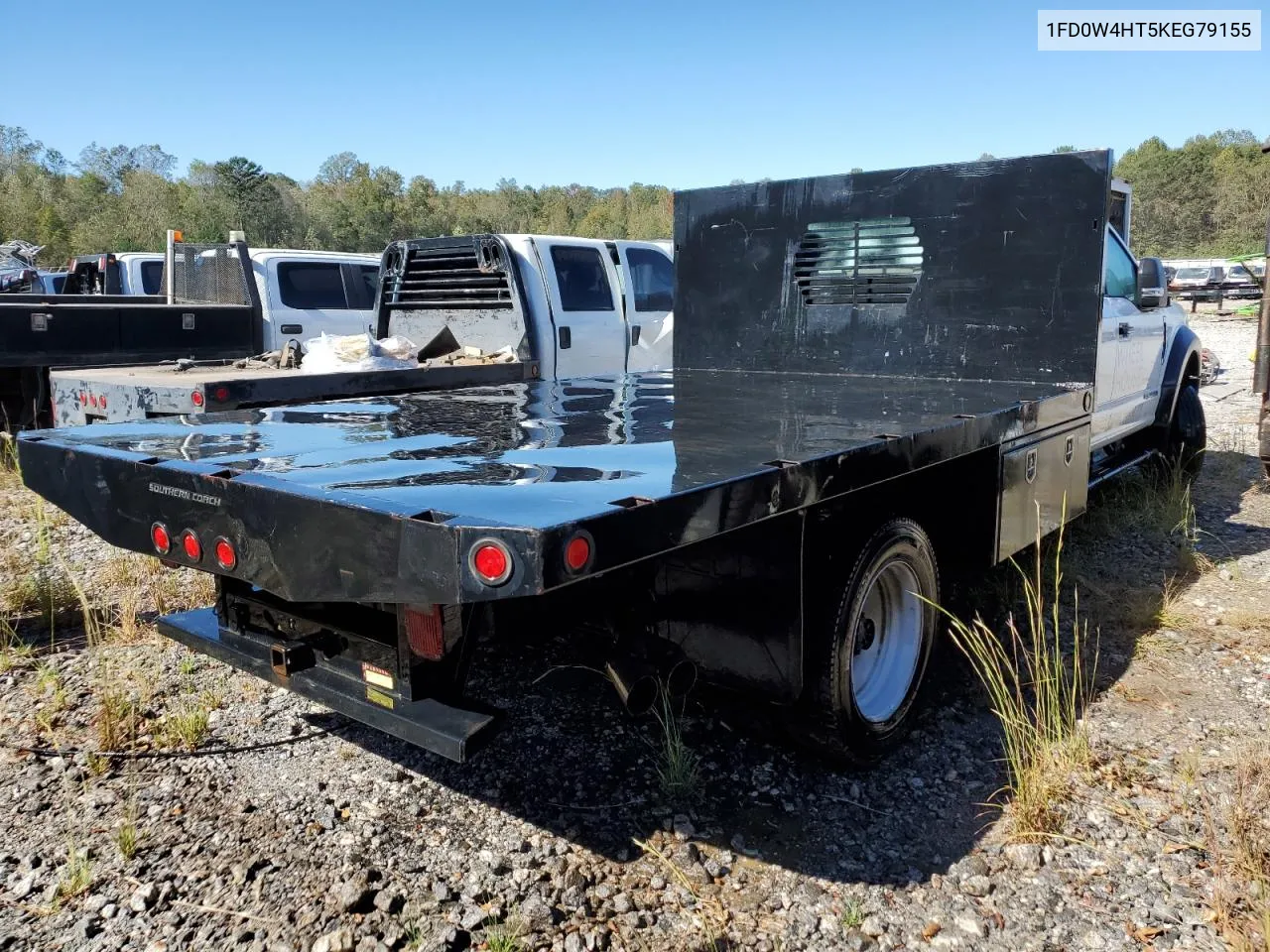 2019 Ford F450 Super Duty VIN: 1FD0W4HT5KEG79155 Lot: 74312604