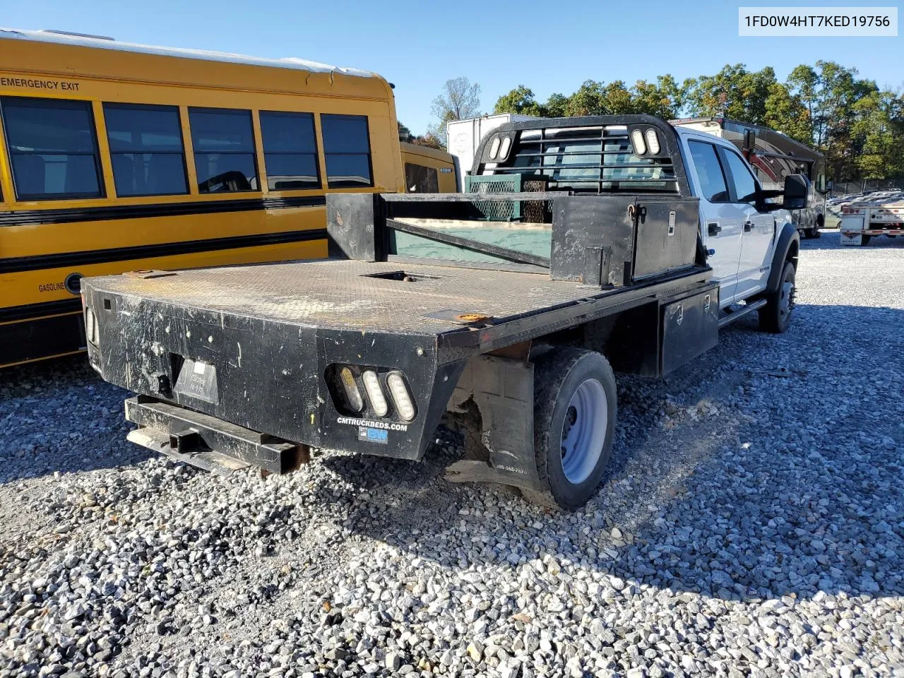 2019 Ford F450 Super Duty VIN: 1FD0W4HT7KED19756 Lot: 75682014