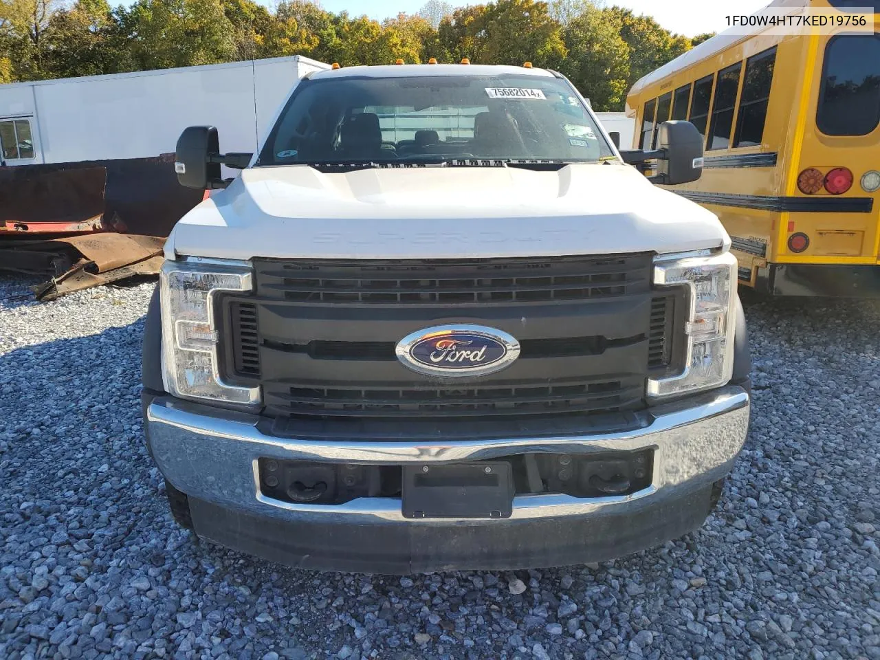 2019 Ford F450 Super Duty VIN: 1FD0W4HT7KED19756 Lot: 75682014