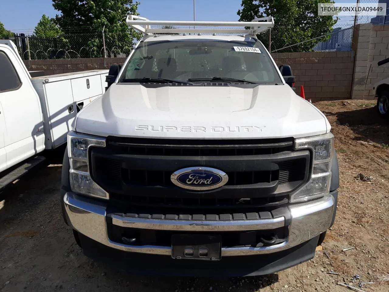 2020 Ford F450 Super Duty VIN: 1FDUF4GNXLDA09449 Lot: 57692104