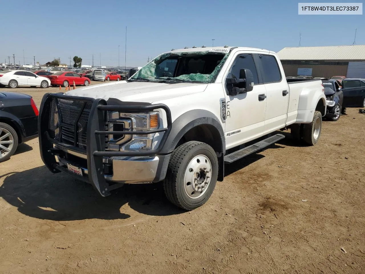 2020 Ford F450 Super Duty VIN: 1FT8W4DT3LEC73387 Lot: 71465304