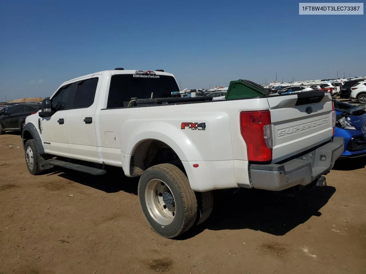 2020 Ford F450 Super Duty VIN: 1FT8W4DT3LEC73387 Lot: 71465304