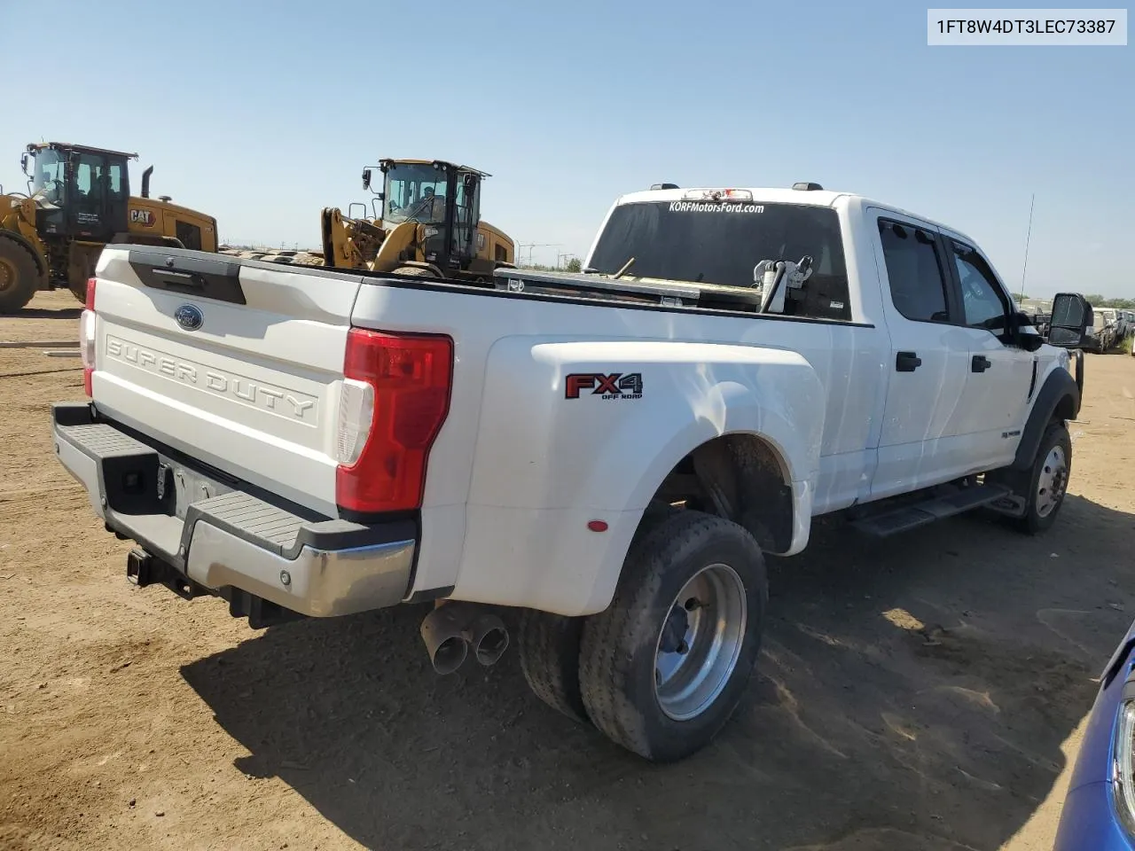 1FT8W4DT3LEC73387 2020 Ford F450 Super Duty