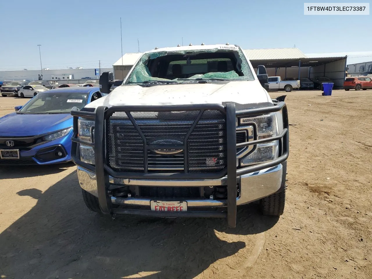 1FT8W4DT3LEC73387 2020 Ford F450 Super Duty