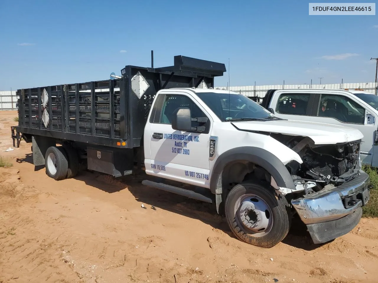 2020 Ford F450 Super Duty VIN: 1FDUF4GN2LEE46615 Lot: 71784194