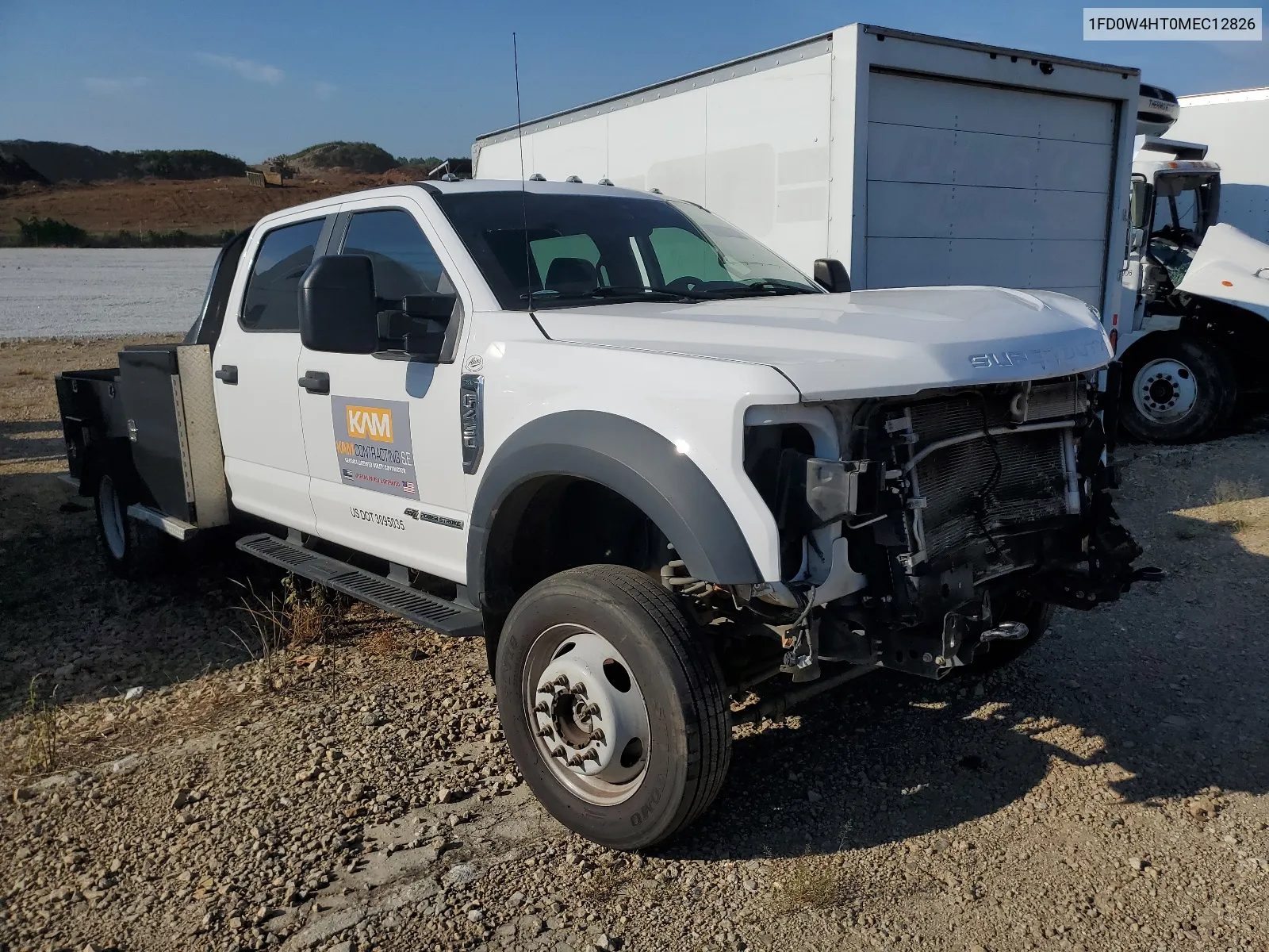 2021 Ford F450 Super Duty VIN: 1FD0W4HT0MEC12826 Lot: 62481074