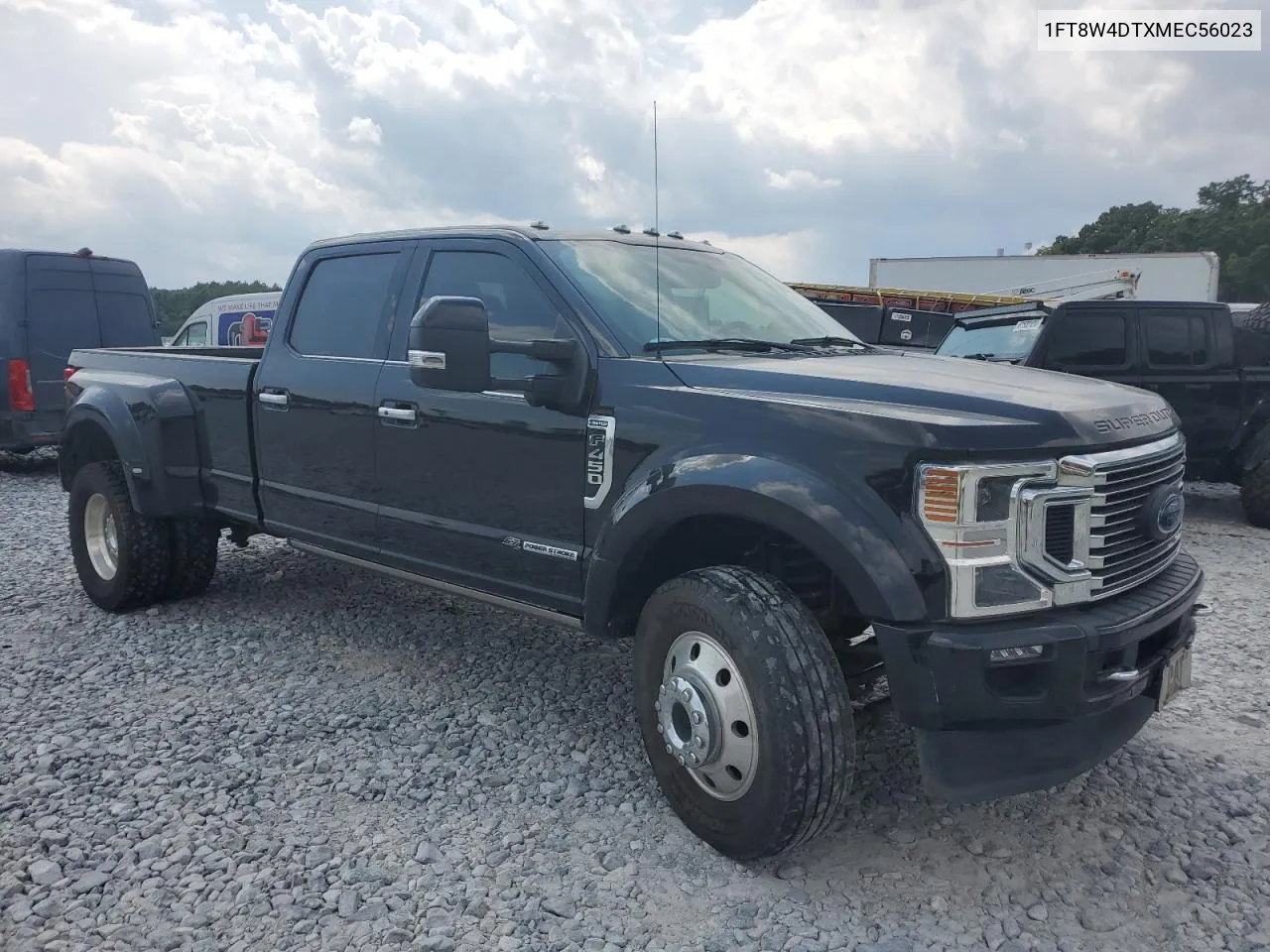 2021 Ford F450 Super Duty VIN: 1FT8W4DTXMEC56023 Lot: 67475064