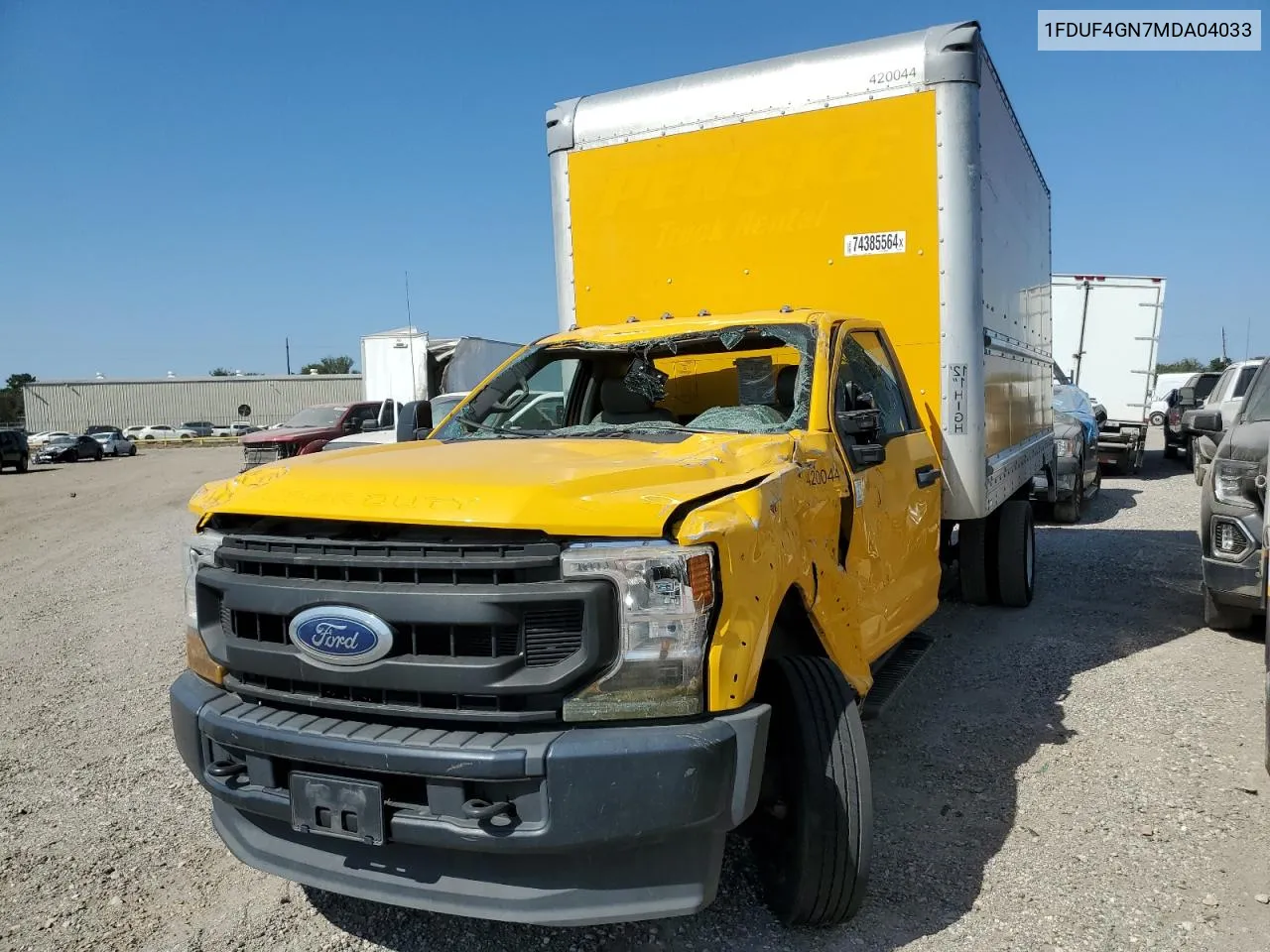 2021 Ford F450 Super Duty VIN: 1FDUF4GN7MDA04033 Lot: 74385564