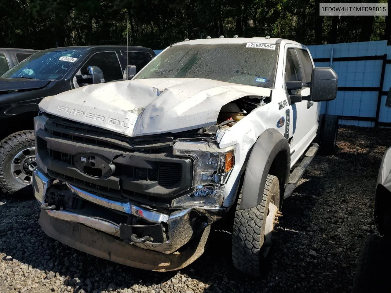 2021 Ford F450 Super Duty VIN: 1FD0W4HT4MED98015 Lot: 75682544