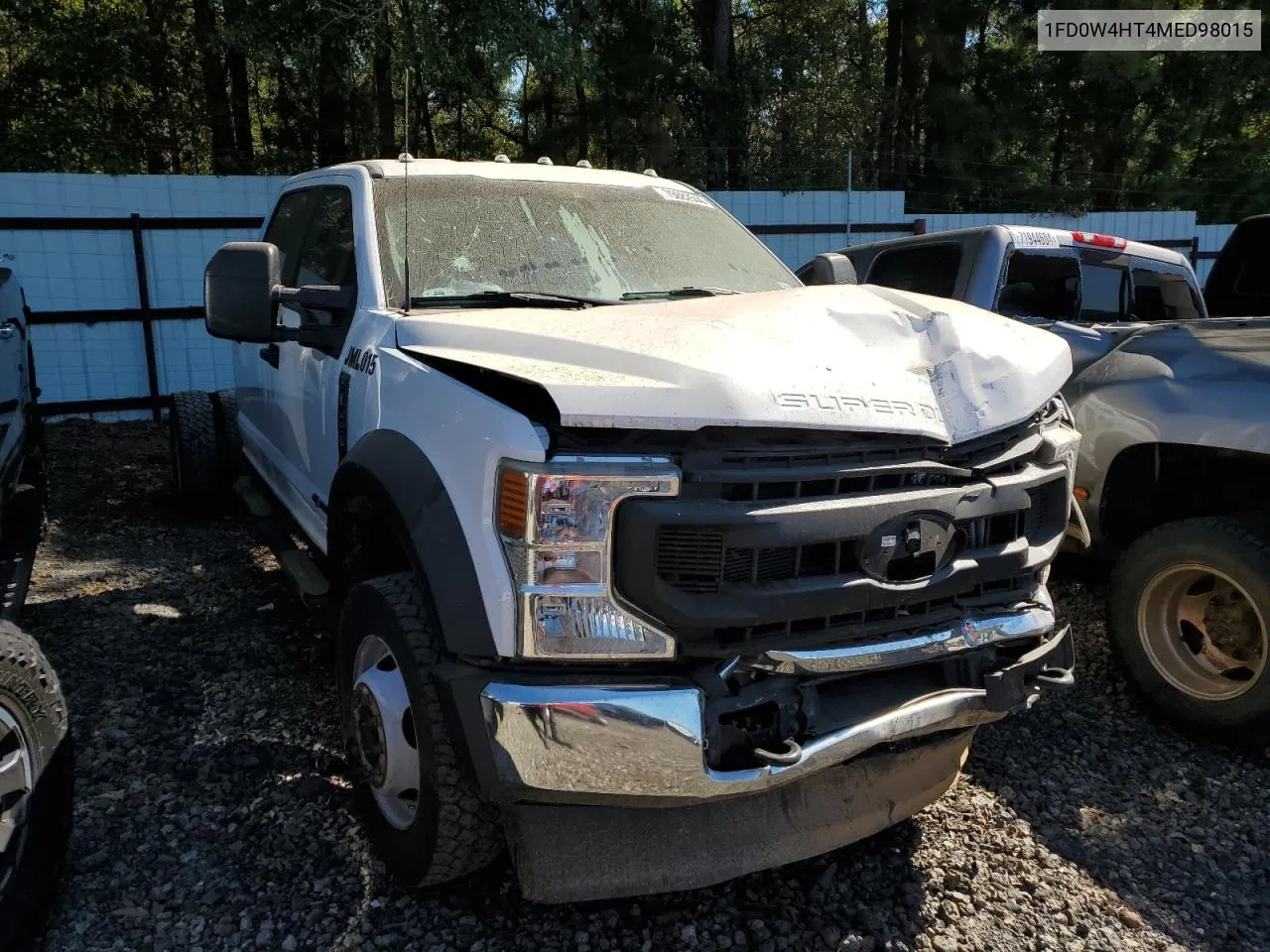 2021 Ford F450 Super Duty VIN: 1FD0W4HT4MED98015 Lot: 75682544