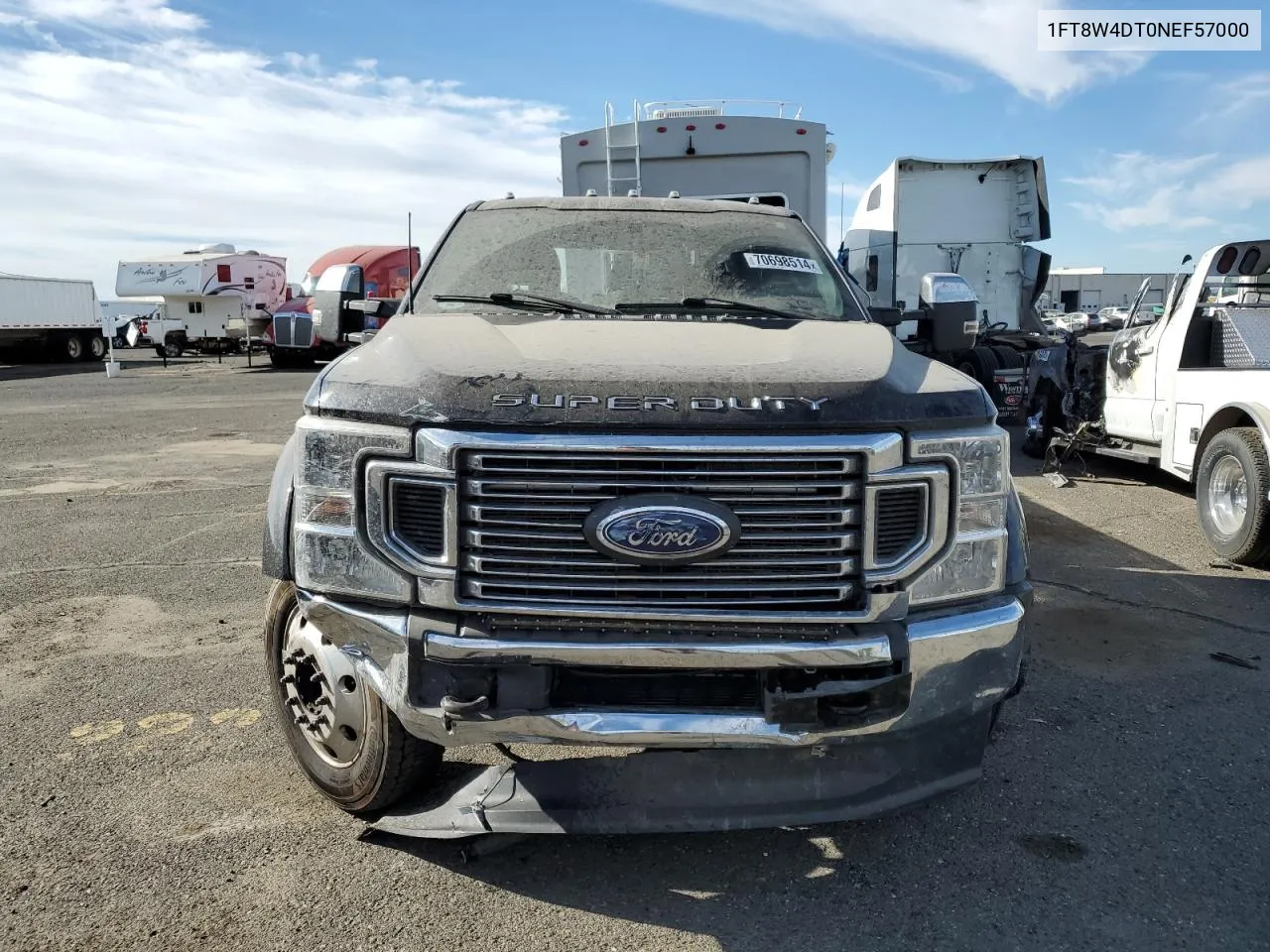 2022 Ford F450 Super Duty VIN: 1FT8W4DT0NEF57000 Lot: 70698514