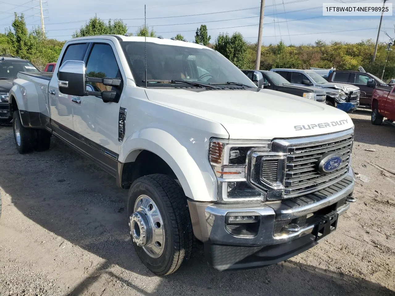 2022 Ford F450 Super Duty VIN: 1FT8W4DT4NEF98925 Lot: 72211744