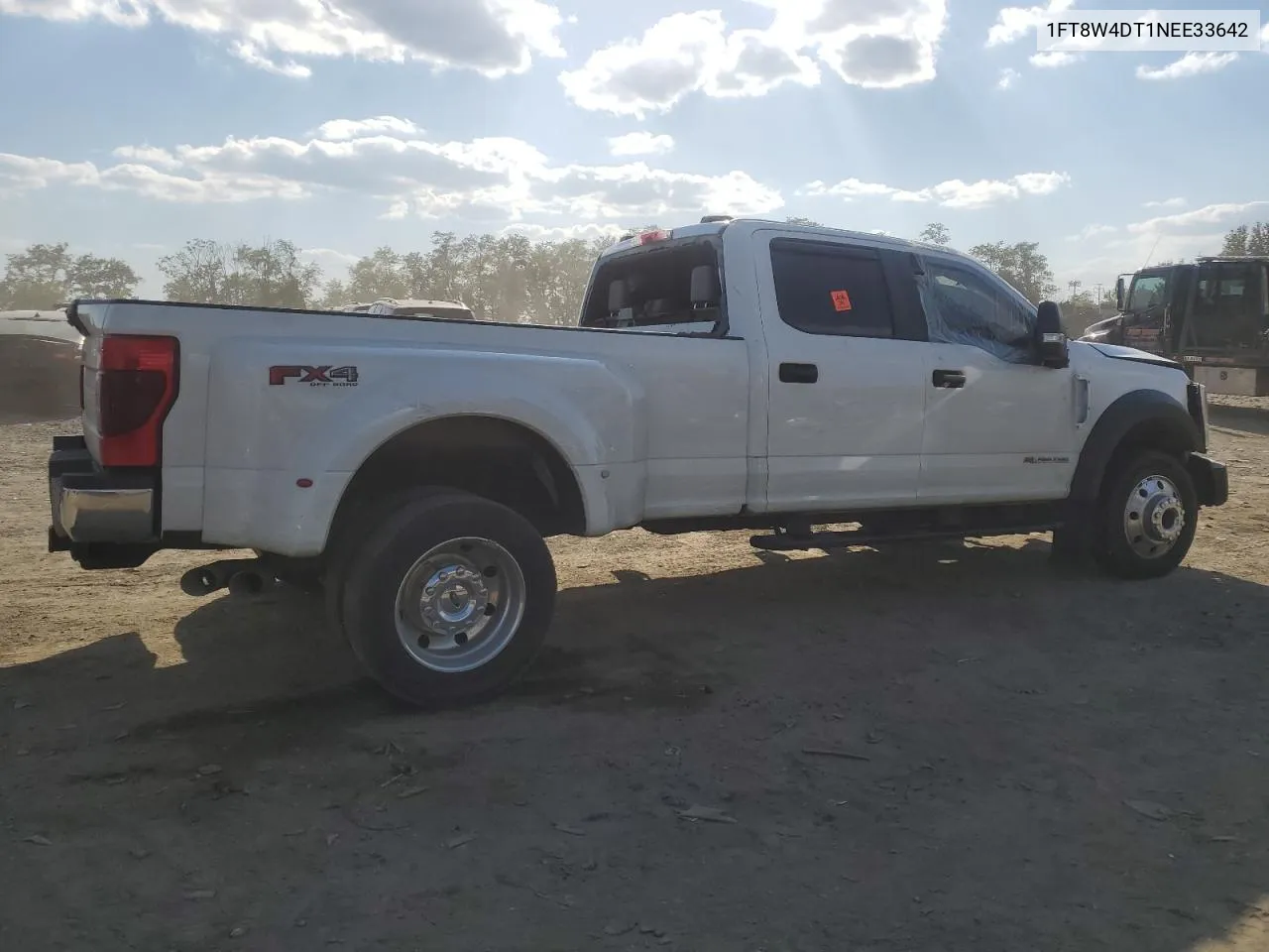 2022 Ford F450 Super Duty VIN: 1FT8W4DT1NEE33642 Lot: 74994414