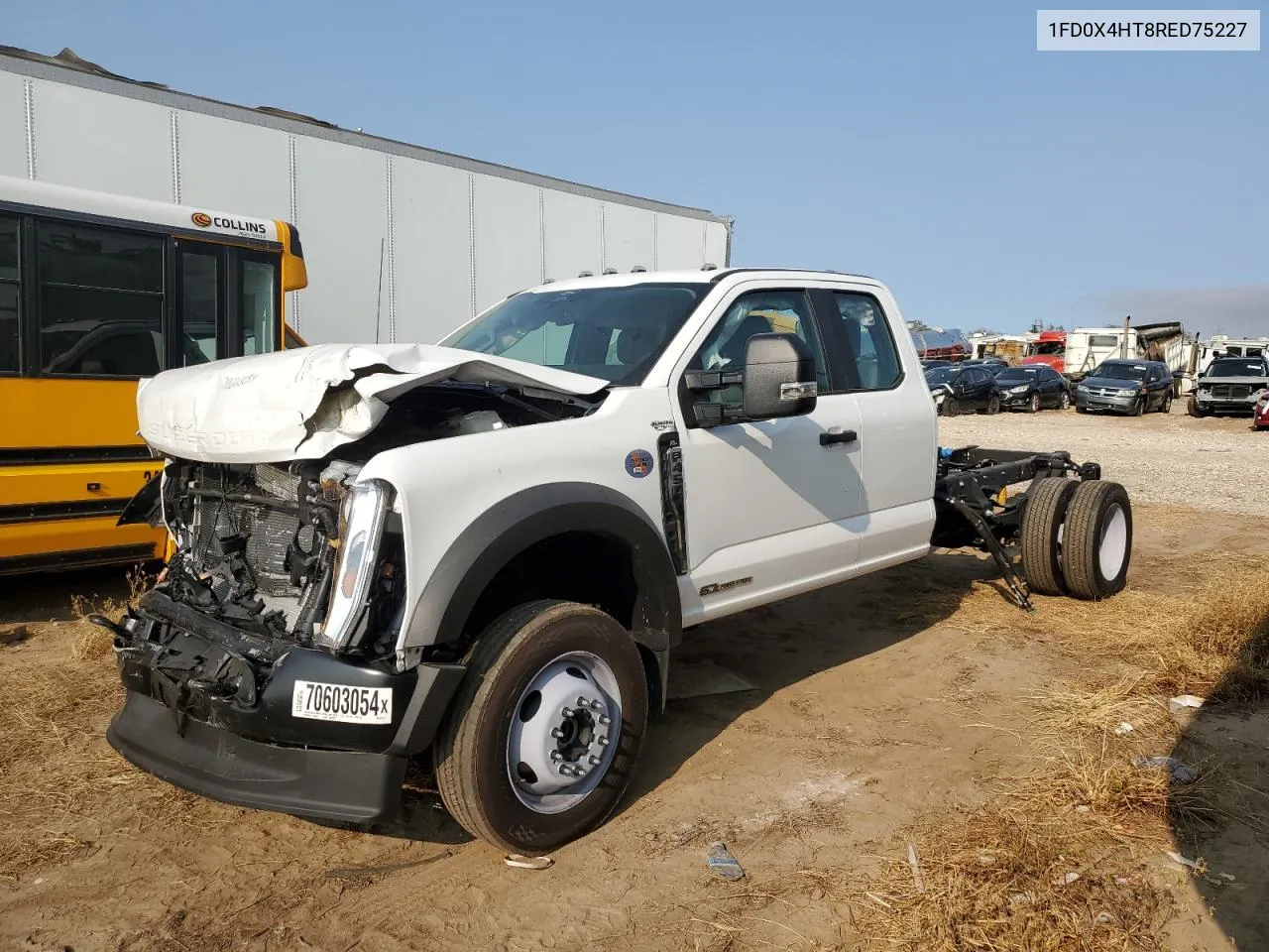 2024 Ford F450 Super Duty VIN: 1FD0X4HT8RED75227 Lot: 70603054