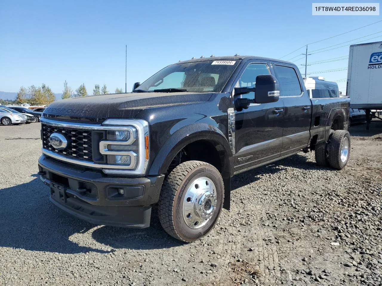 2024 Ford F450 Super Duty VIN: 1FT8W4DT4RED36098 Lot: 74339504