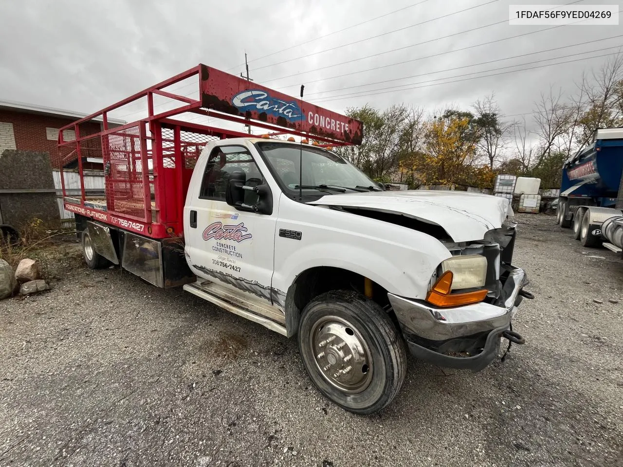 2000 Ford F550 Super Duty VIN: 1FDAF56F9YED04269 Lot: 80094594